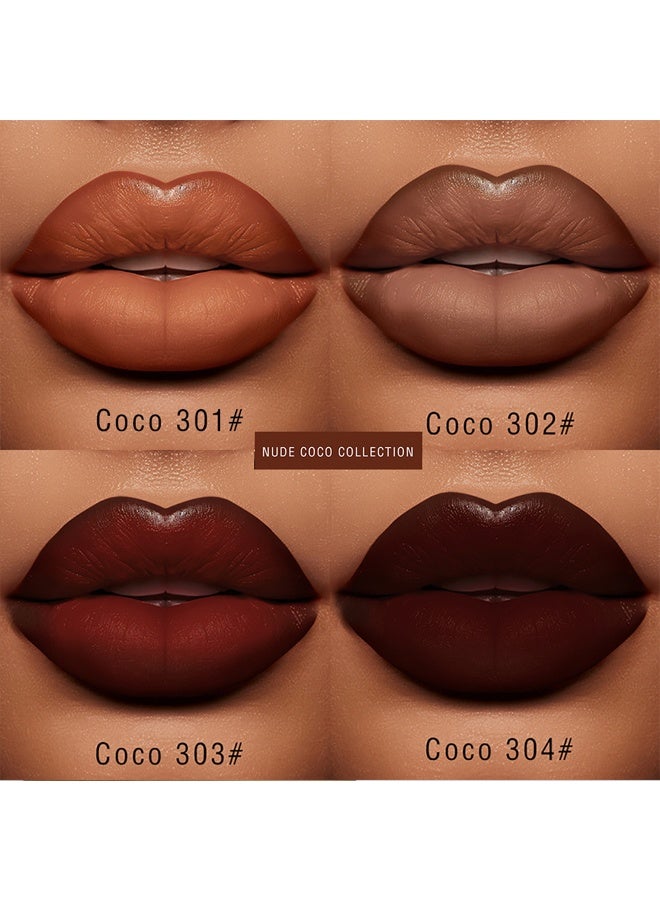 Beckisue Semi Matte Lipstick Creamy Natural Nude Lipstick Moisturizing and Smooth Lip  for All Skin (Color 301) - Image 5